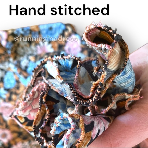 Vintage Handmade Floral Maxi Skirt - Picture 6 of 9